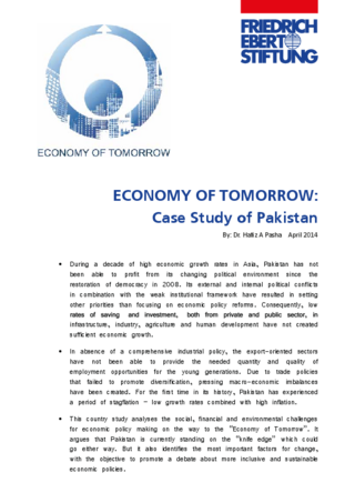 Economy of tomorrow: case study of Pakistan