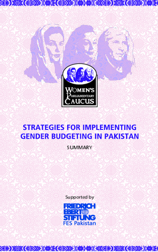 Strategies for implementing gender budgeting in Pakistan